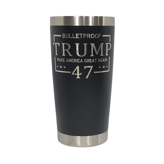 20oz Stainless Steel Tumbler - Trump BulletProof